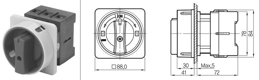 Công tắc nguồn Hanyoung MAS-125B