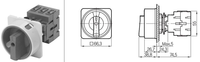 Công tắc nguồn Hanyoung MAS-025A