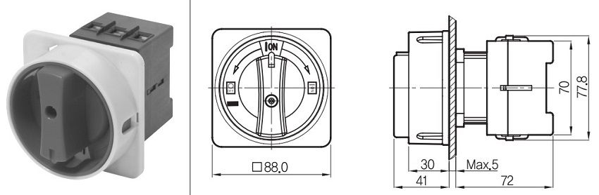 Công tắc nguồn Hanyoung MAS-063A