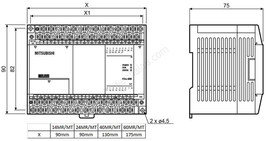 Kich-thuoc-lap-dat-PLC-Mitsubishi-fx1n