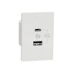 Ổ sạc USB type A+C 2.4A size 2S