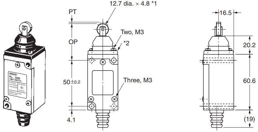 Công tắc hành trình Omron HL-5200