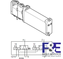 Van điện từ Festo-VUVG-B14-T32C-MZT-F-1T1L