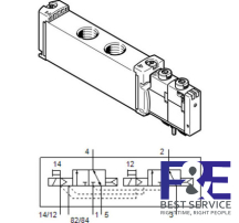 Van điện từ Festo VUVG-S18-T32C-AZT-G14-1T1L