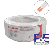 Dây điện đôi Cadivi VCmd 2×1.5 mm2 (Trắng) – 0.6/1KV