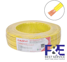 Dây điện đôi Cadivi VCmd 2×0.5 mm2 (Vàng) – 0.6/1KV