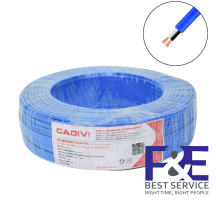 Dây điện đôi Cadivi VCmo 2×0.75 mm2 (Xanh) – 300/500V