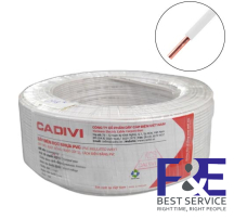 Dây điện đơn cứng Cadivi VC-2 mm2 (Trắng) &#8211; 600V