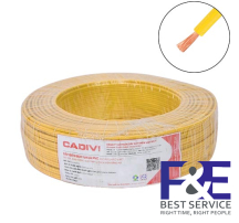 Dây điện đơn mềm Cadivi VCm-95 mm2 (Vàng) – 0.6/1KV