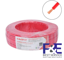 Dây điện đơn mềm Cadivi VCm-50 mm2 (Đỏ) – 0.6/1KV