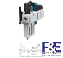 Bộ lọc kh&#237; n&#233;n Festo&#160;MSB4N-1/4-J4M1D7A1-WP