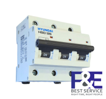 MCB Hyundai HGD125 3P 80A 10kA