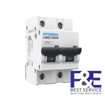 MCB Hyundai HGD100S 2P 80A 10kA