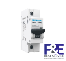 MCB Hyundai HGD100S 1P 100A 10kA