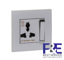 Ổ cắm đơn đa năng 13A có công tắc KB113LS_AS_G19