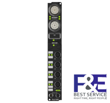 IP2312-B400 | Fieldbus Box, 4-channel digital input + 4-channel digital output, Interbus, 24 V DC, 0.2 ms, 0.5 A, M12