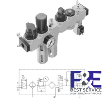 Bộ lọc kh&#237; n&#233;n Festo&#160;FRC-3/4-D-DI-MAXI-KF-A