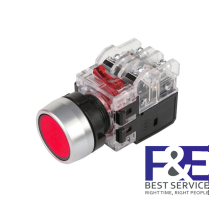 Nút nhấn nhả Hanyoung MRX-RM1D0R 22mm đèn Đỏ 12-24V