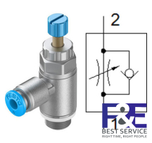 Van ti&#234;́t lưu Festo GRLA-1/8-QS-4-RS-D
