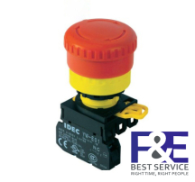Nút dừng khẩn cấp IDEC YW1B-V4E02R 2NC 22mm  (Đỏ)