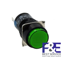 Nút nhấn giữ AL6-AG 24VDC 16mm (màu xanh lá)