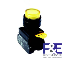 Nút nhấn nhả IDEC YW1L-M2E11Q4Y 1NO+1NC 22mm 24V (Vàng)