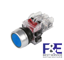 Nút nhấn giữ Hanyoung MRF-RA2A 22mm 2NO+2NC màu Xanh dương