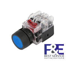 Nút nhấn nhả Hanyoung MRX-TM1A0A 22mm đèn Xanh dương 110-220V