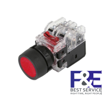 Nút nhấn giữ Hanyoung MRX-TA1A0R 22mm đèn Đỏ 110-220V