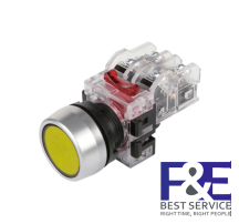Nút nhấn nhả Hanyoung MRF-RM1Y 22mm 1NO+1NC màu Vàng