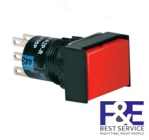 Nút nhấn giữ IDEC AL6Q-A24Y  16mm 24V (Vàn)