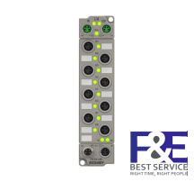 ER2338-1001 | EtherCAT Box, 8-channel digital combi, 24 V DC, 3 ms, 0.5 A, M8, zinc die-cast