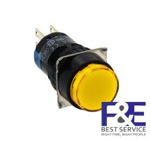 Nút nhấn nhả IDEC AB6M-M1Y  16mm  (Vàng)