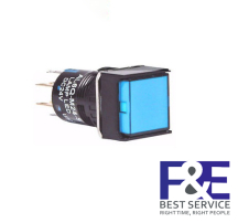 Nút nhấn nhả IDEC AL6H-M24SC  16mm 24V (Xanh dương)