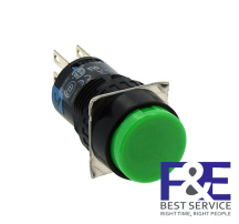 Nút nhấn nhả IDEC AB6M-M2G  16mm  (Xanh lá cây)