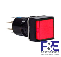 Nút nhấn nhả AL6H-MR 220V 16mm (màu đỏ)