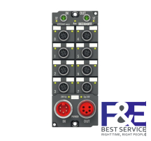 EP7047-0032 | EtherCAT Box, 1-channel motion interface, stepper motor, 48 V DC, 5 A, M12, with incremental encoder, suitable for STO applications