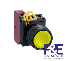 Nút nhấn giữ IDEC YW1B-A1E11Y 1NO+1NC 22mm  (Vàng)