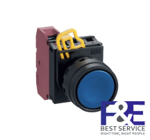 Nút nhấn giữ IDEC YW1B-A1E01S 1NC 22mm  (Xanh dương)