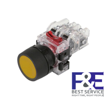 Nút nhấn nhả Hanyoung MRF-TM2Y 22mm 2NO+2NC màu Vàng
