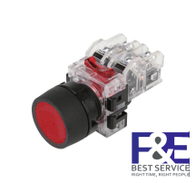 Nút nhấn giữ Hanyoung MRF-TA2R 22mm 2NO+2NC màu Đỏ