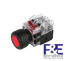 Nút nhấn nhả Hanyoung MRF-KM2R 25mm 2NO+2NC màu Đỏ