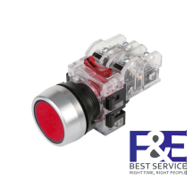 Nút nhấn giữ Hanyoung MRF-RA2R 22mm 2NO+2NC màu Đỏ