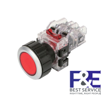 Nút nhấn nhả Hanyoung MRF-AM1R 30mm 1NO+1NC màu Đỏ