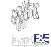 Bộ lọc kh&#237; n&#233;n Festo&#160;MSB4N-1/4-C3J1M1D7A1F3-WP