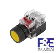 Nút nhấn nhả Hanyoung MRX-TM1D0Y 22mm đèn Vàng 12-24V