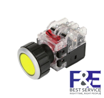 Nút nhấn nhả Hanyoung MRX-AM1A0Y 30mm đèn Vàng 110-220V