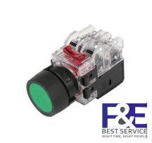 Nút nhấn nhả Hanyoung MRX-TM1A3G 22mm đèn Xanh lá 380V