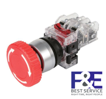 Công tắc dừng khẩn Hanyoung MRE-RR2R 22mm 2NO+2NC Màu Đỏ