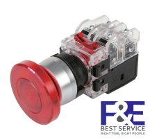 Công tắc dừng khẩn Hanyoung MRA-RM1A0R Đèn Đỏ 110-220V 22mm